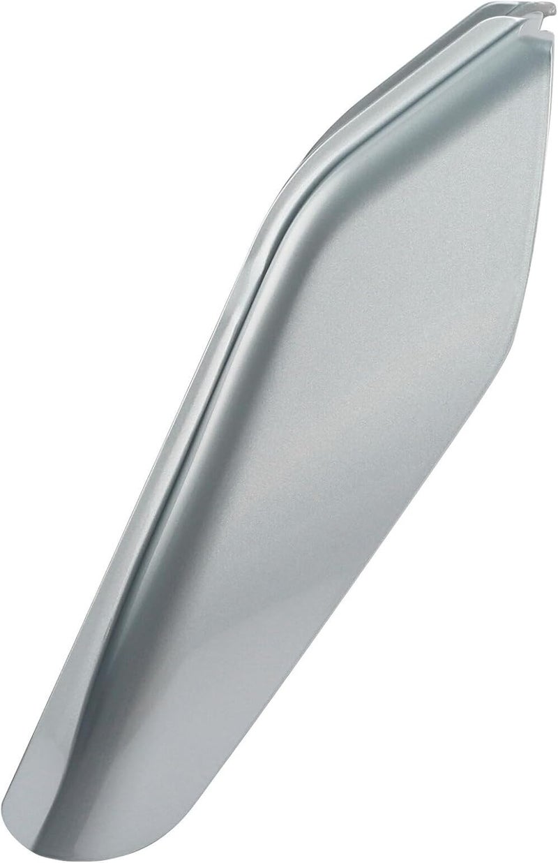 HR3 Custom Mid-Frame Air Deflectors Compatible with 2009-later Harley Road King Road Glide Street Glide Electra Glide Ultra Limited (White Flake Fade) (Style #2) - Image 4